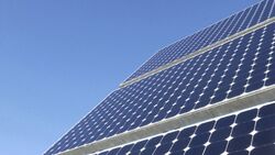 Solarpark Detailansicht