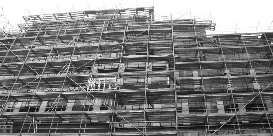 Ansicht Baugerüst
