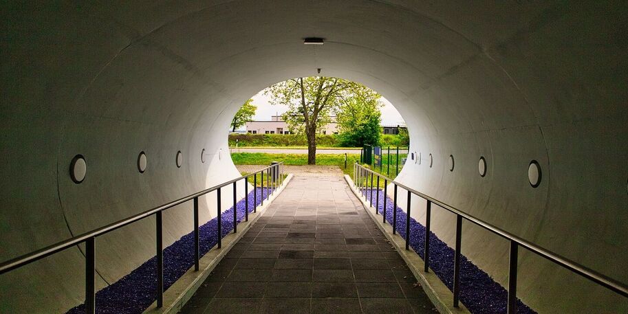Detailansicht Lichtgang in Bitterfeld-Wolfen
