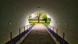 Detailansicht Lichtgang in Bitterfeld-Wolfen