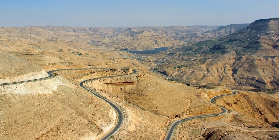 Ansicht von Wadi Mujib