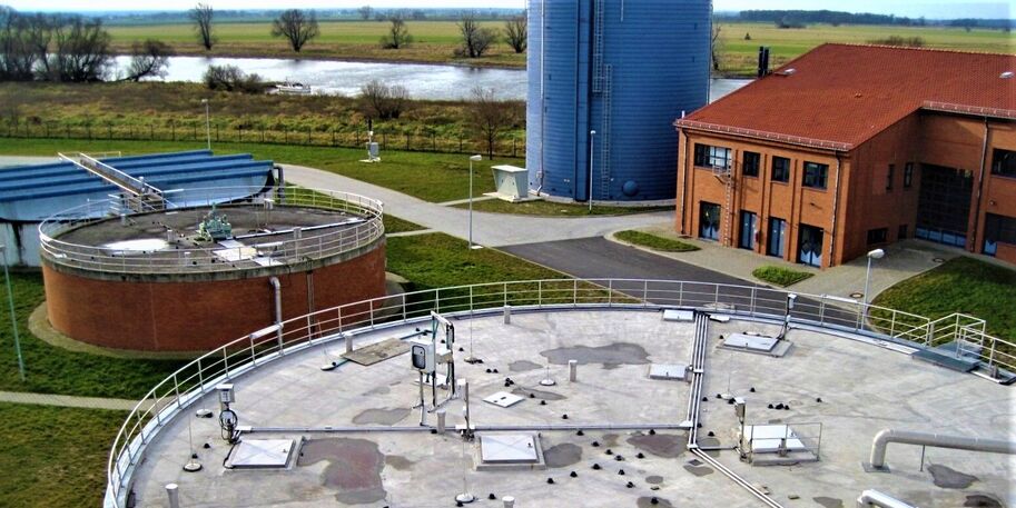 Ansicht Kläranlage Wittenberge