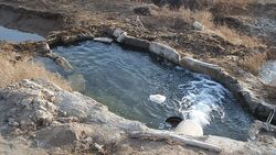 Ansicht Wasserlauf im Iran