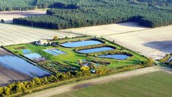 Ansicht Teichkläranlage Uebigau-Wahrenbrück