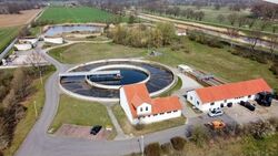 Ansicht der Kläeanlage Uebigau