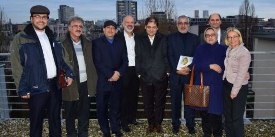 Gruppenfoto der iranischen Delegation