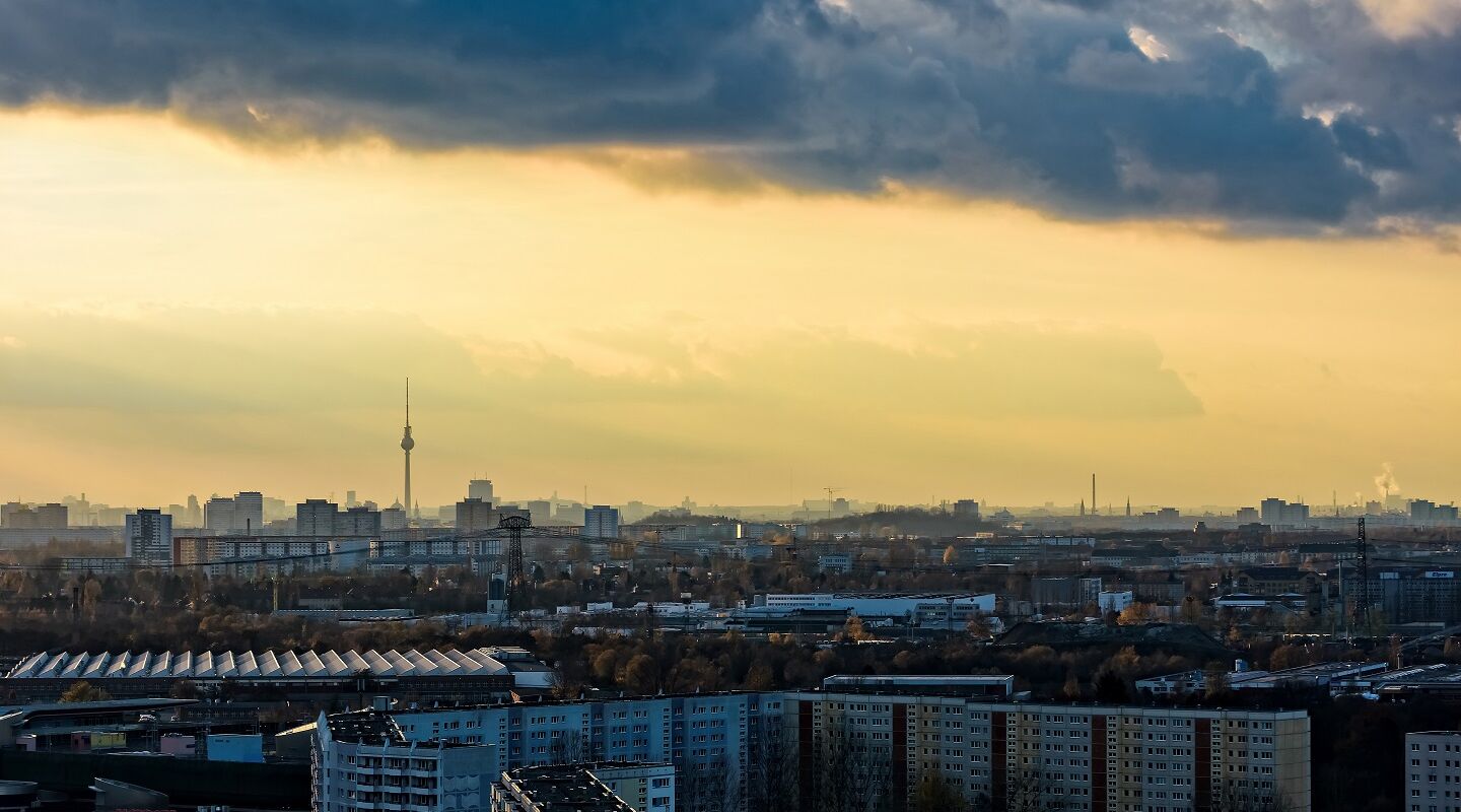 Luftbild Berliner Skyline