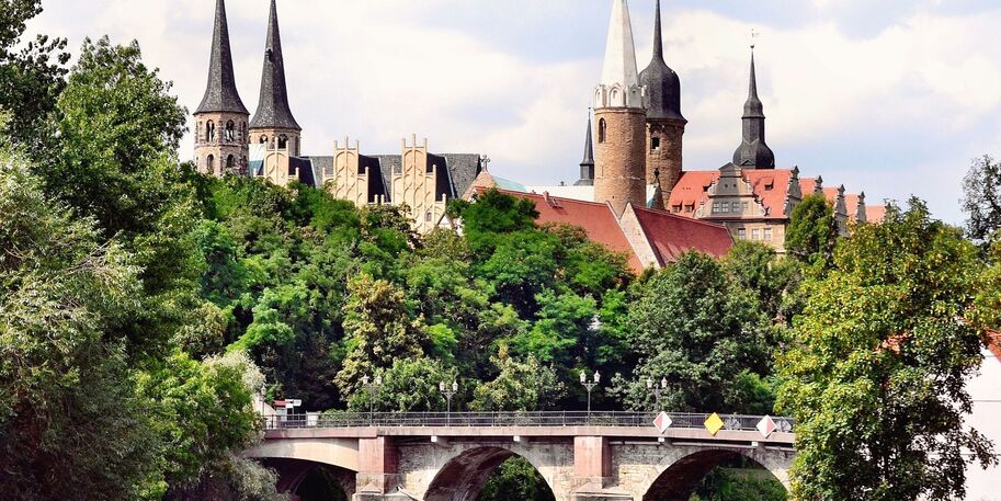 Ansicht der Stadt Merseburg, Bildquelle: Andreas Hermsdorf  / pixelio.de